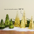 Gold Geometric Diamond Mercury Glass LED Tree, Medium - view 2