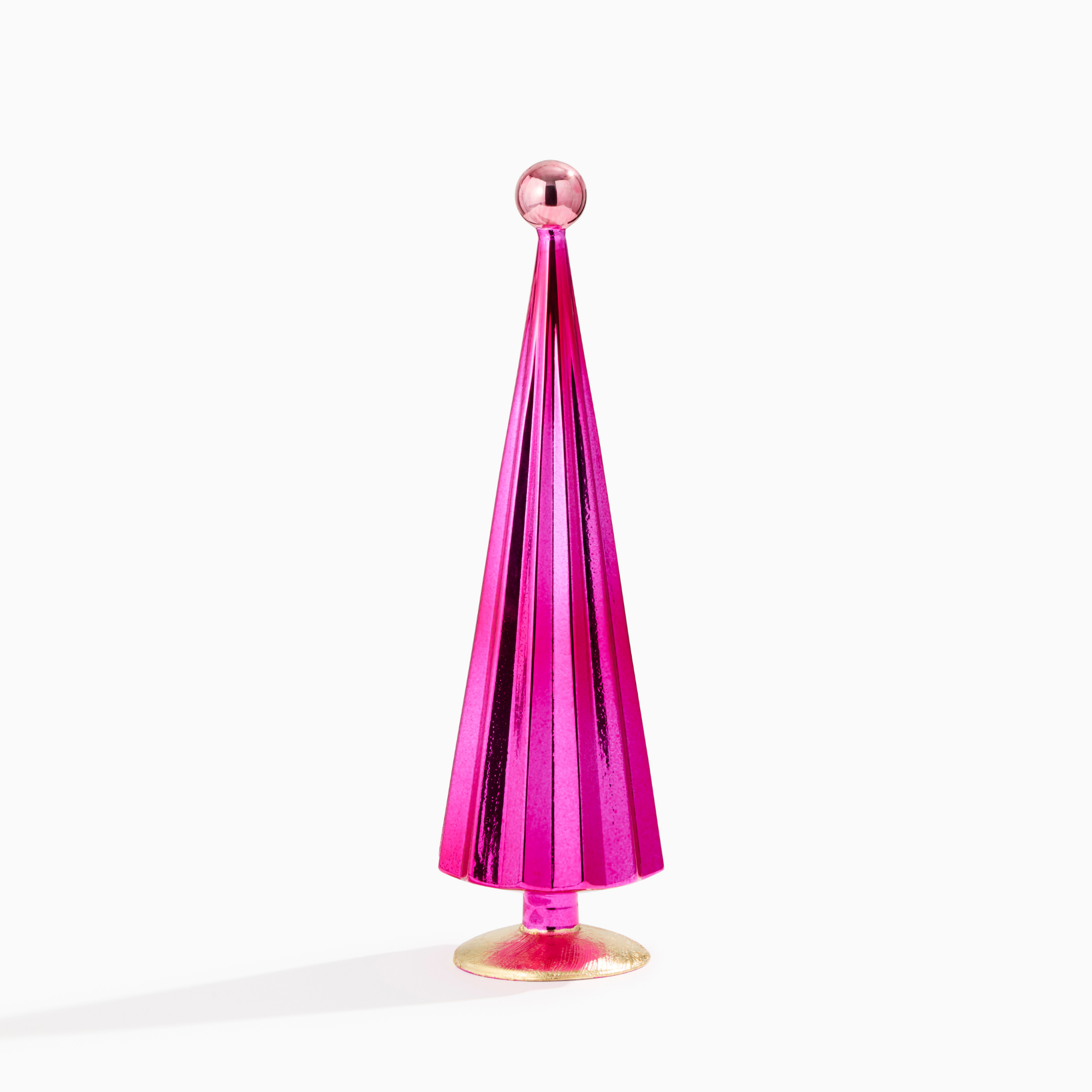 Pink Prism Glass Tree, Large