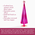 Pink Prism Glass Tree, Large - view 3