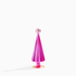 Pink Prism Glass Tree, Small