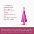 Pink Prism Glass Tree, Small - view 3