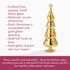 Gold Grand Jewel Glass Tree, Large - view 3