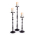 Abacus Candle Stands, Set Of 3