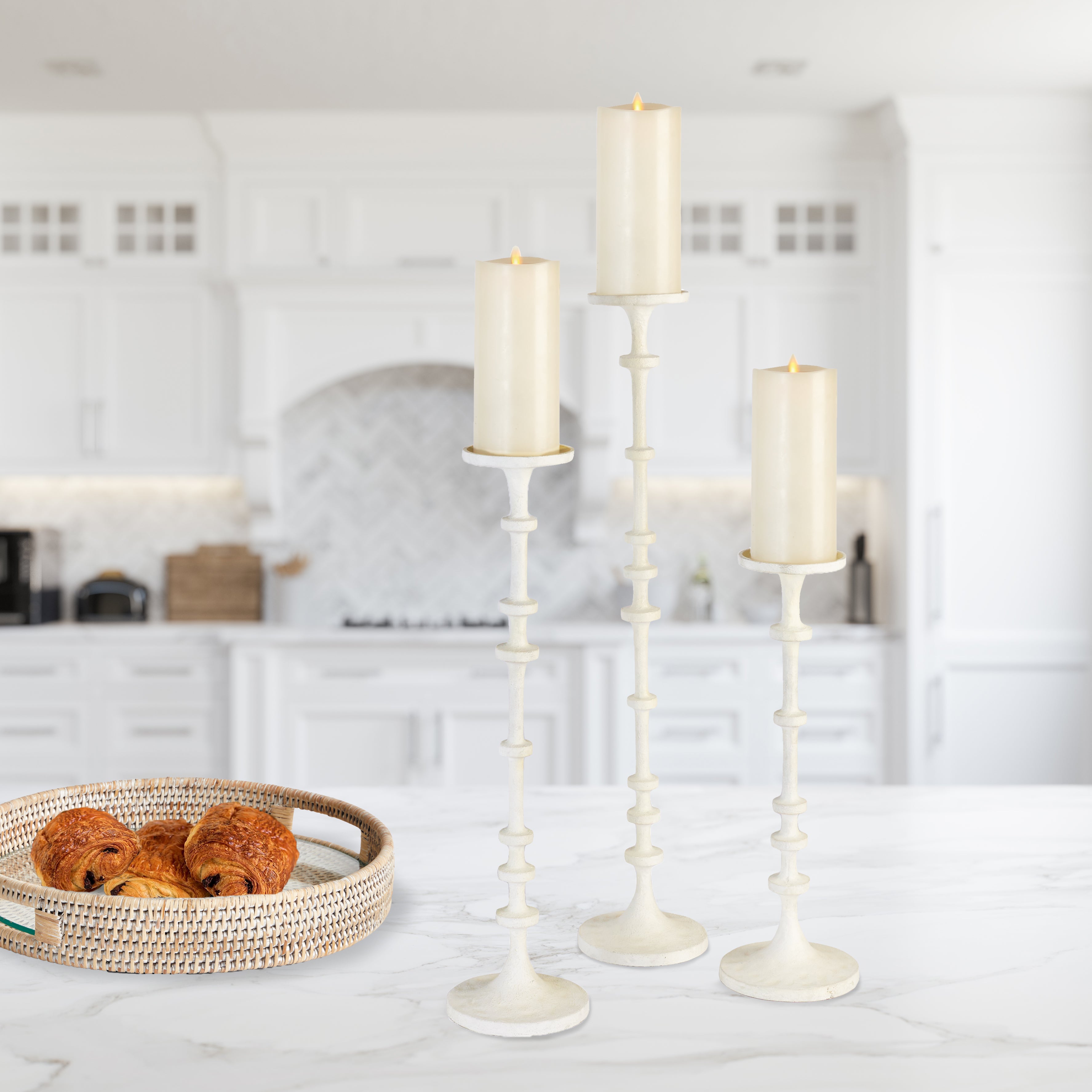 Abacus Candle Stands, Set Of 3 - View 2