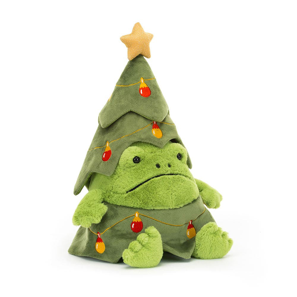 Christmas Tree Ricky Rain Frog By Jellycat