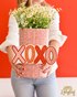 HAPPY EVERYTHING RED SMALL DOT BIG OVAL VASE