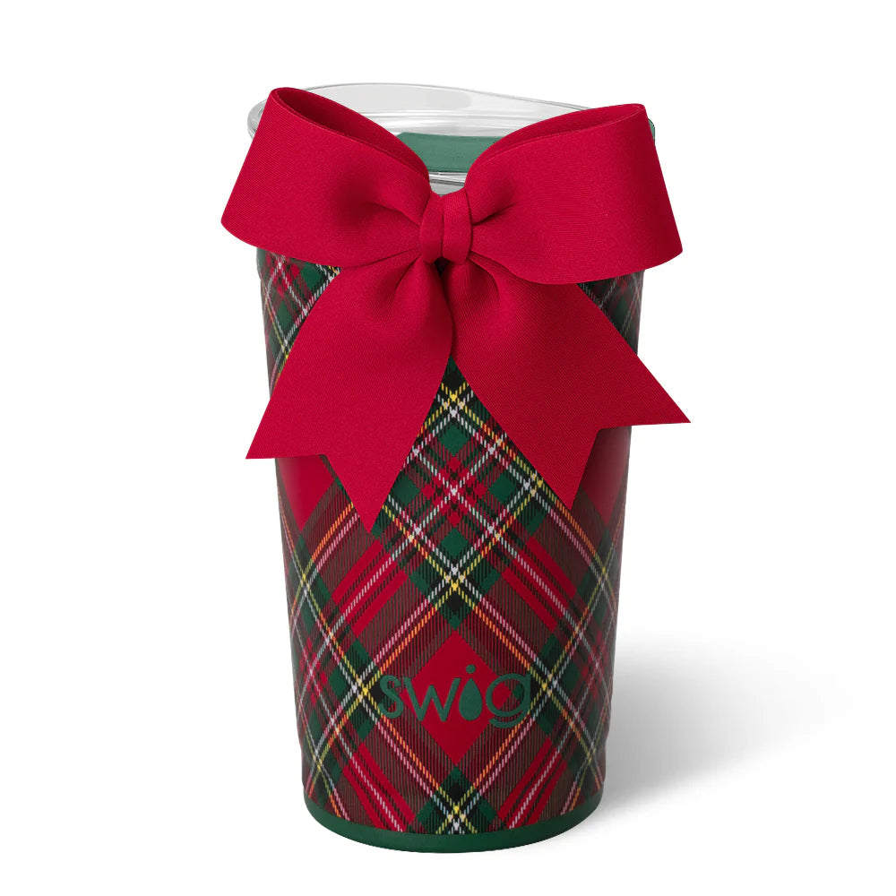 SWIG CHRISTMAS PLAID Party Cup 24oz