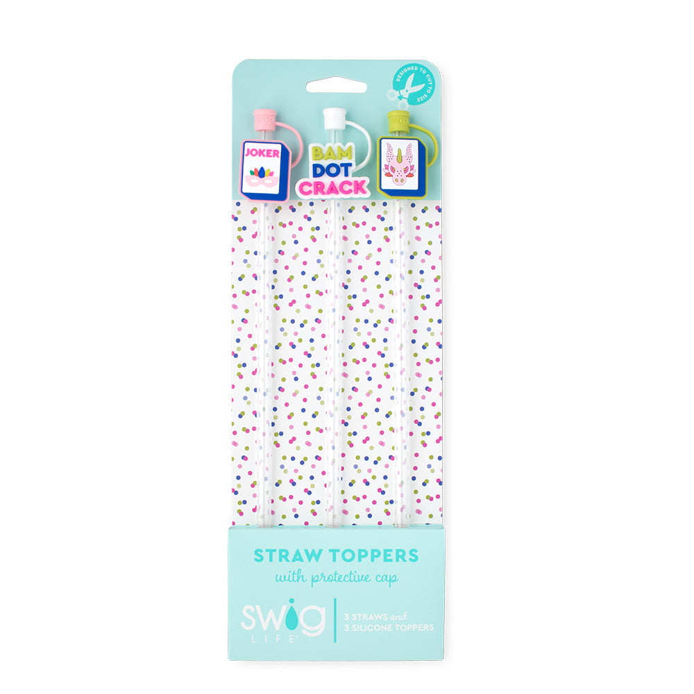 Swig Mahjong Tiles Straw Topper Set - view 1 of 2