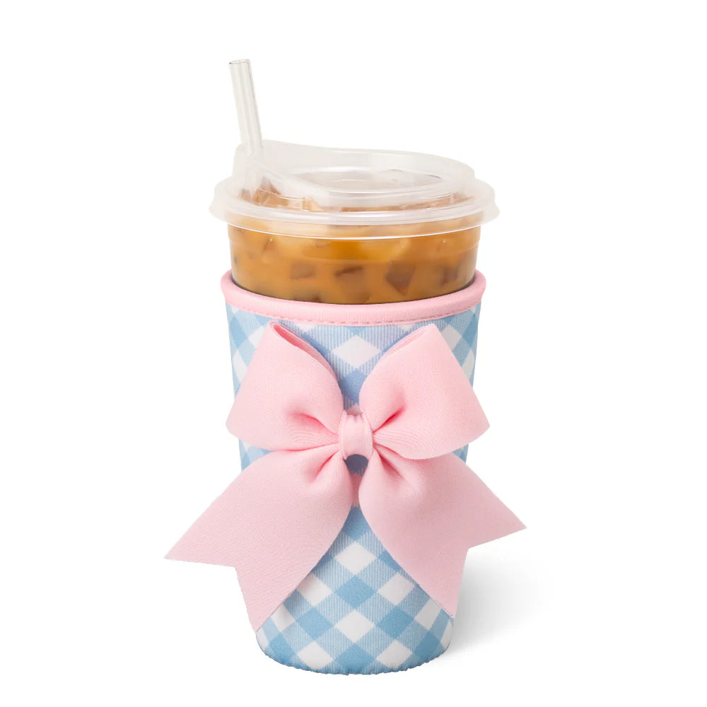 Swig Gingham Iced Cup Coolie (Medium) by Swig Life