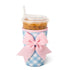 Swig Gingham Iced Cup Coolie (Medium) by Swig Life
