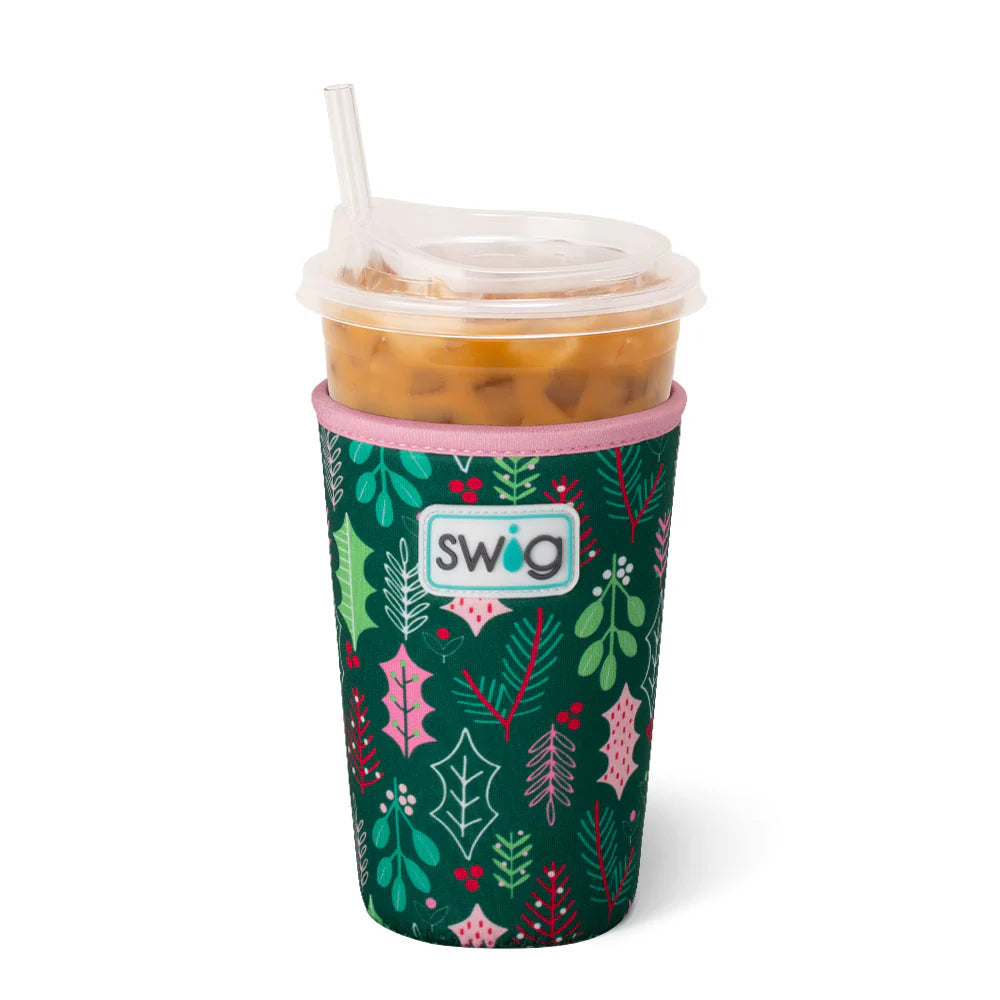 Swig Merry Mistletoe Iced Cup Coolie (Medium)