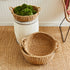 SEAGRASS SHALLOW BASKETS WITH HANDLES, SET OF 3 - view 3