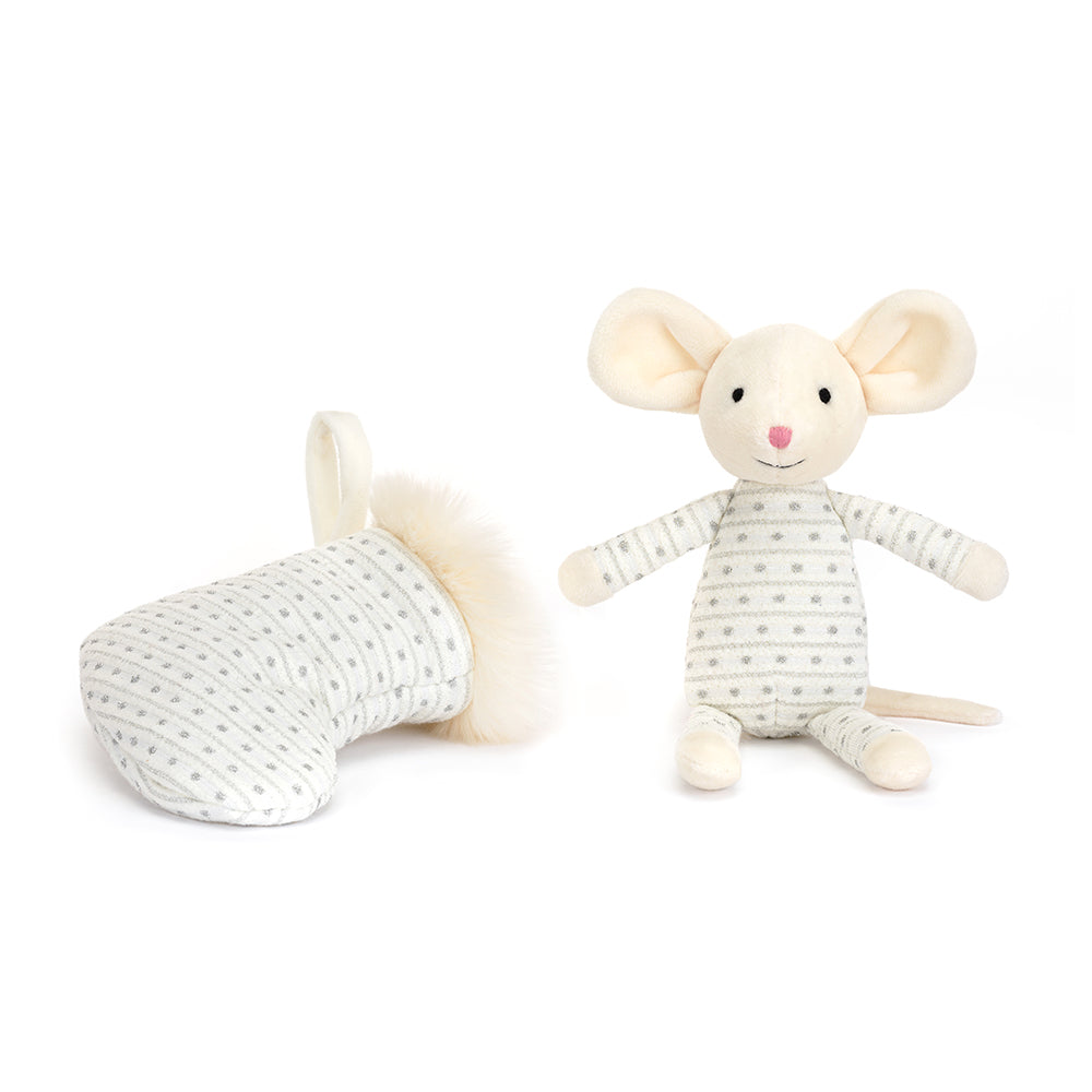 Shimmer Stocking Mouse By Jellycat - A. Dodson's