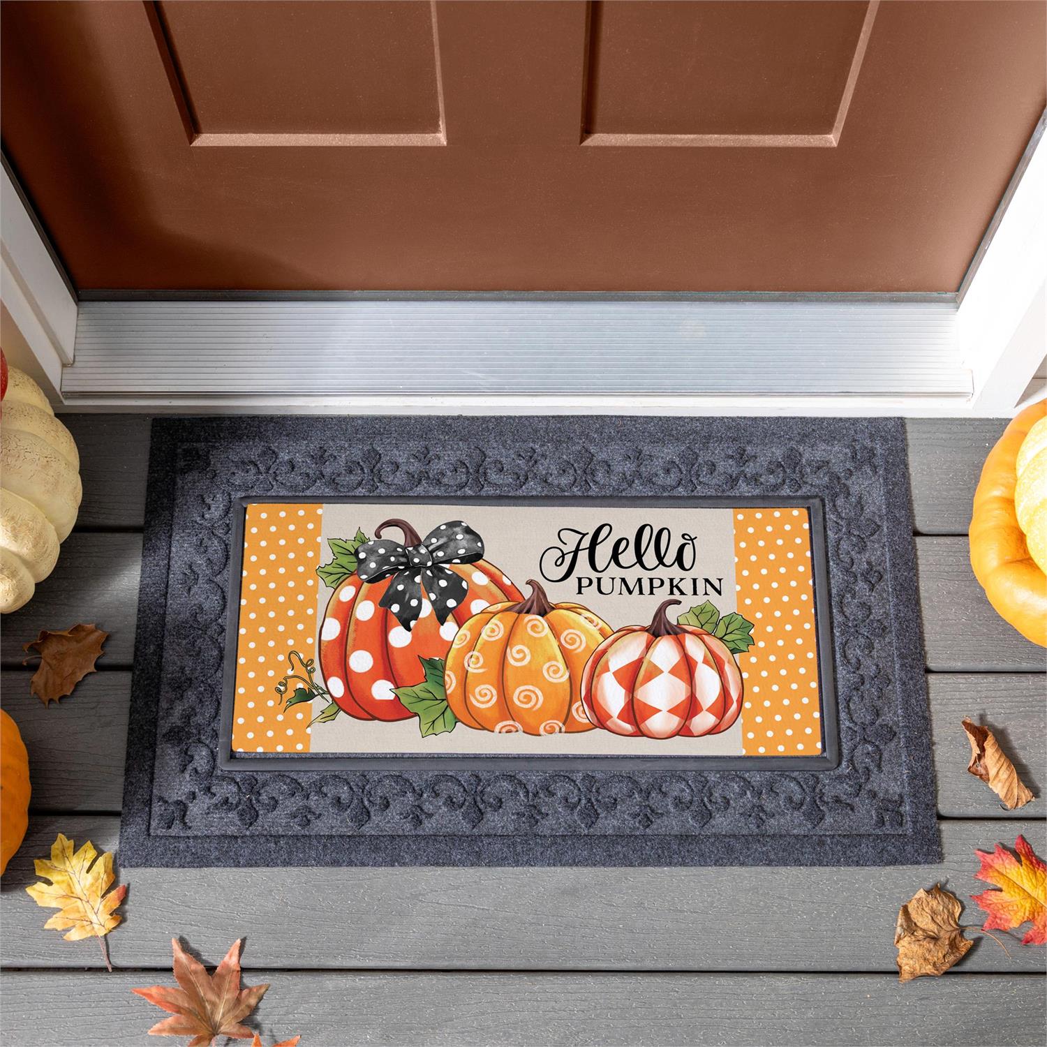 Evergreen Patterned Pumpkins Sassafras Switch Mat