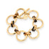 Simone - Gold Tortoise Link Bracelet by Leslie Curtis
