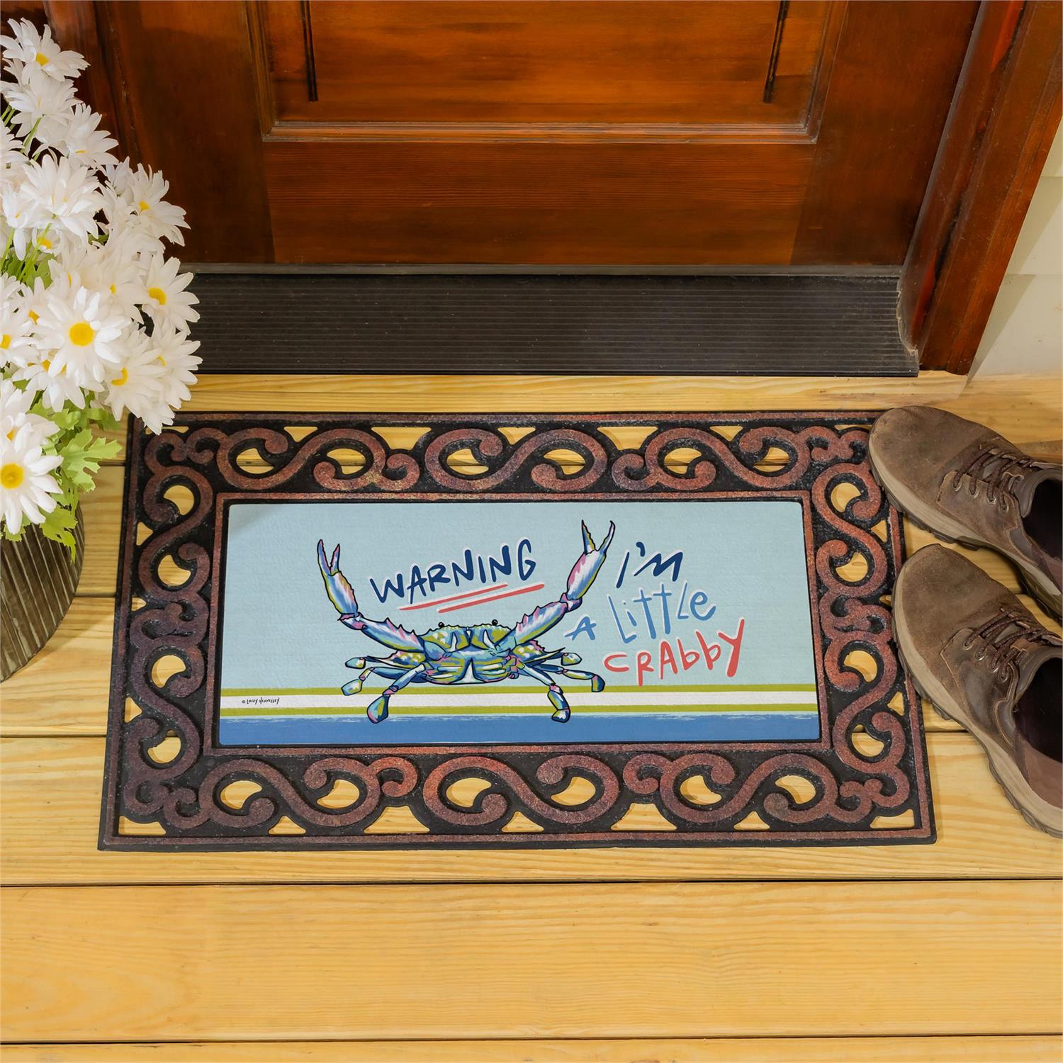 Coastal Crab Sassafras Switch Mat by Evergreen - view 3