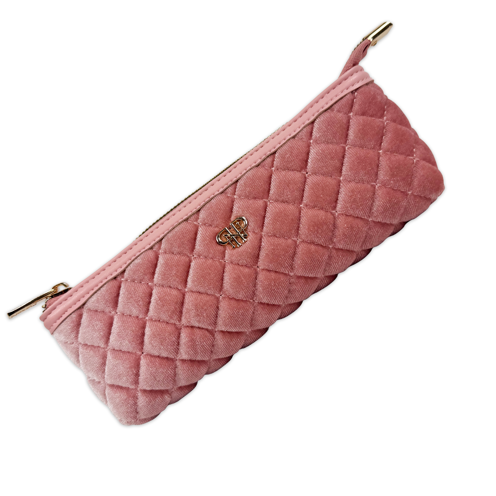 PurseN Sleek Stash Go-To Case - Blush Velvet Quilted - A. Dodson's