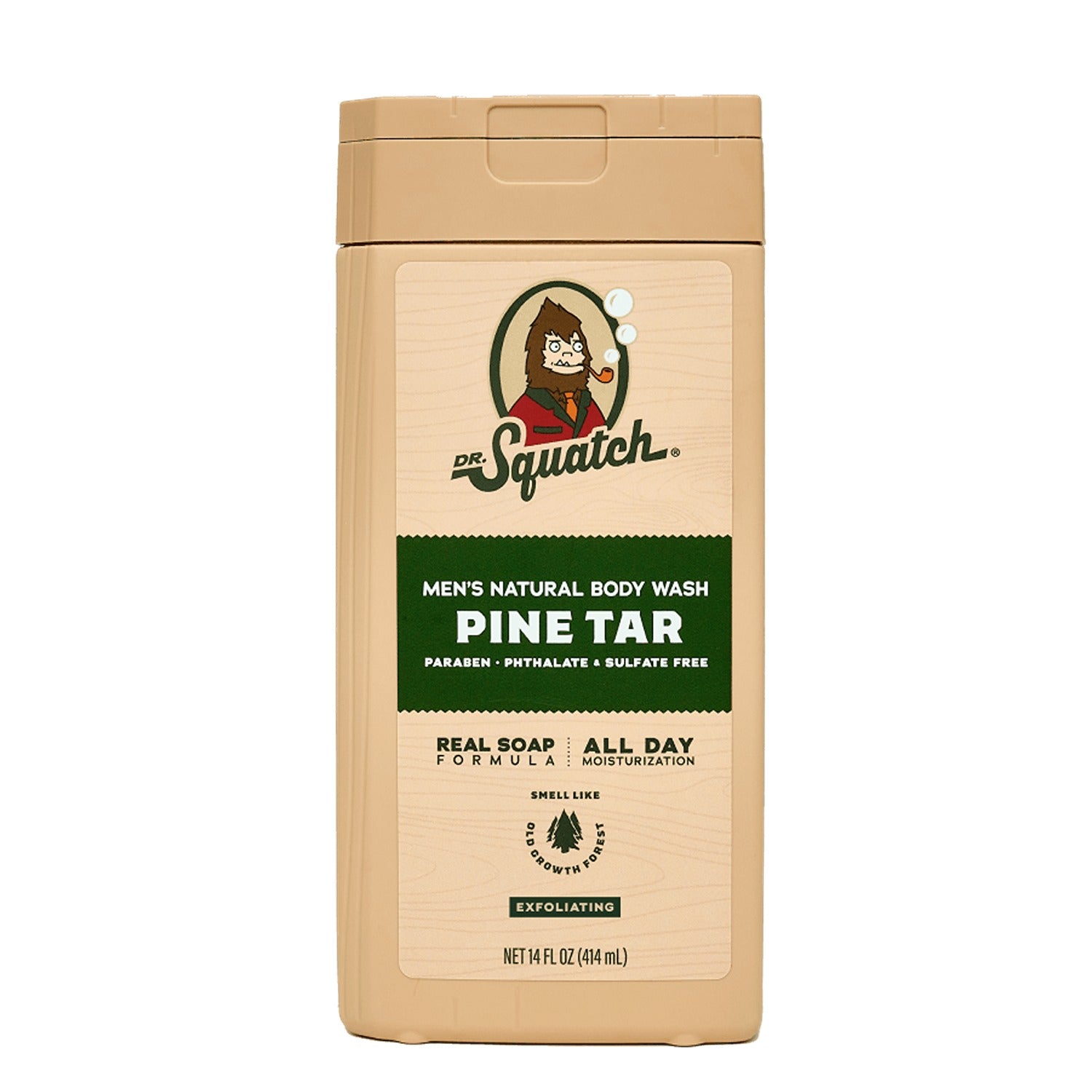 DR. SQUATCH Pine Tar 14oz Body Wash