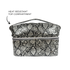 PurseN Stylist Travel Bag - Silver Python - A. Dodson's