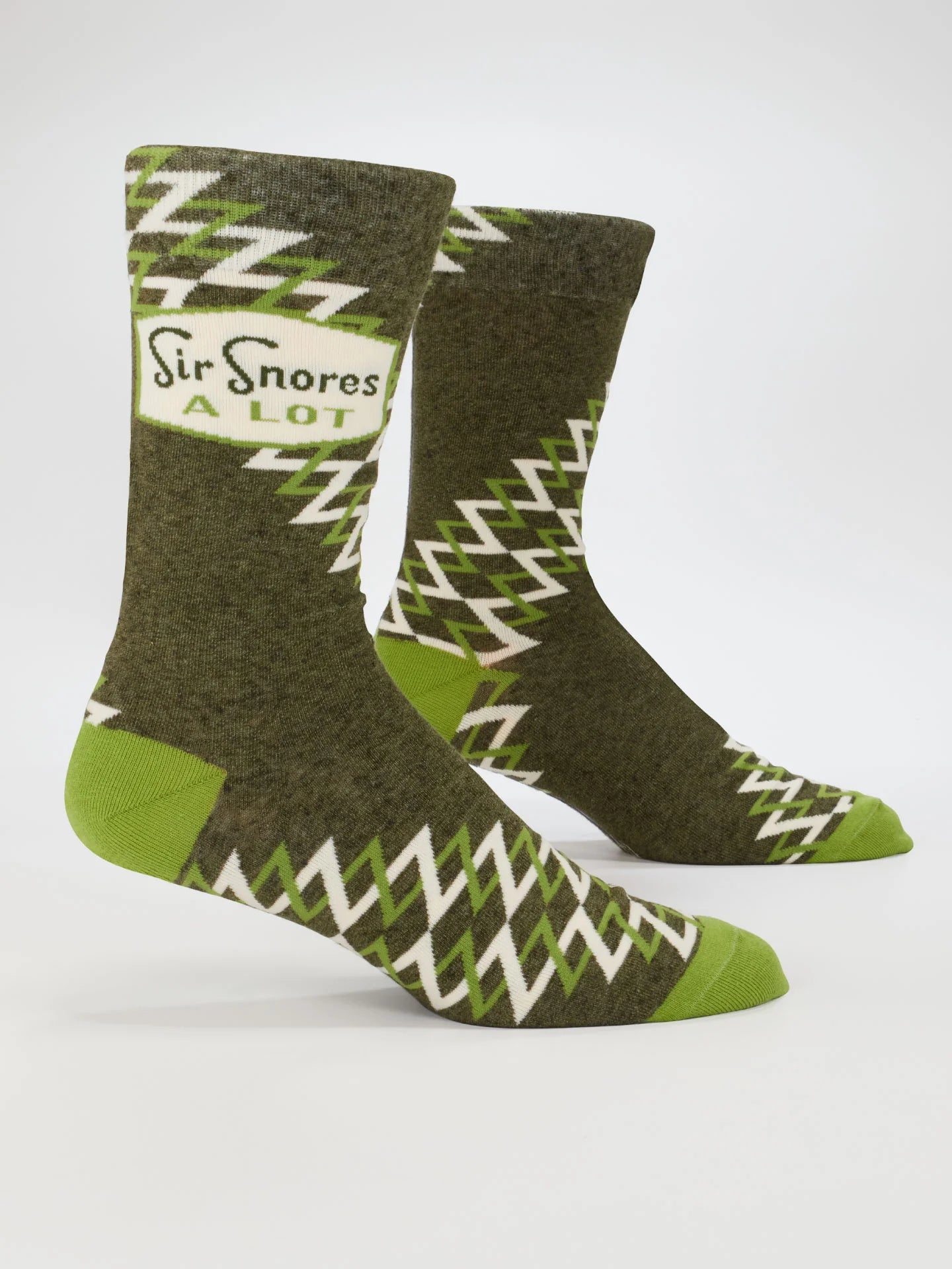Sir Snores A Lot M-Crew Socks by Blue Q