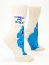 Cuddle Me Bitch W-Crew Socks by Blue Q