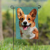 Pet Central Photo Dogs, Corgi Suede GardenFlag by Evergreen