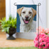Pet Central Photo Dogs Labrador Retriever Suede Garden Flag by Evergreen