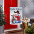 Snowman & Friends Suede Garden Flag