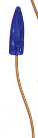 Art Glass Mushroom Garden Stake - A. Dodson's