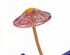 Art Glass Mushroom Garden Stake - A. Dodson's