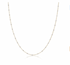 15" Choker Simplicity Chain Gold - 2mm Pearl-by enewton