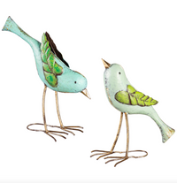 Metal Leaf Birds, 2 Styles