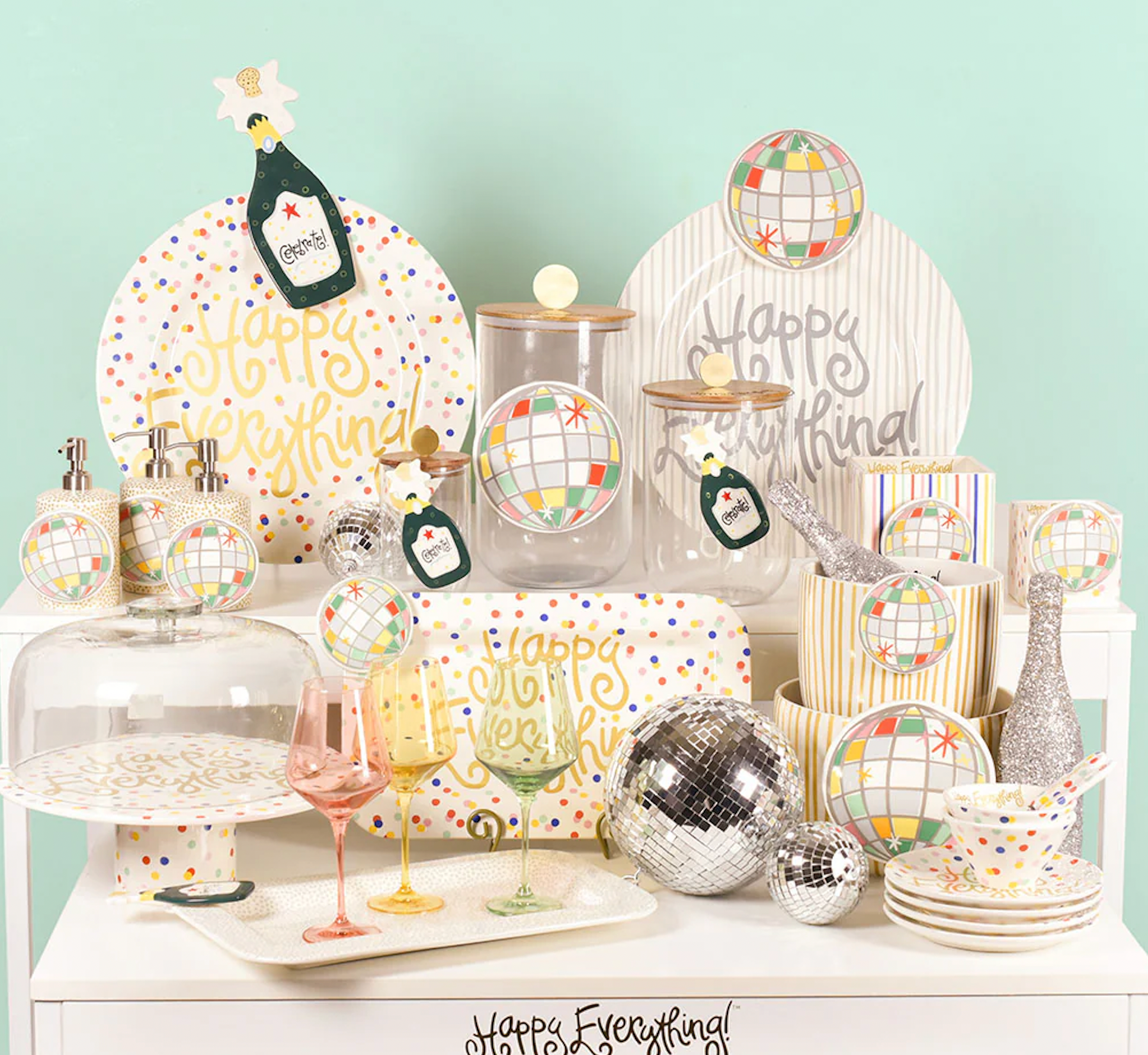 HAPPY EVERYTHING DISCO BALL MINI ATTACHMENT - A. Dodson's