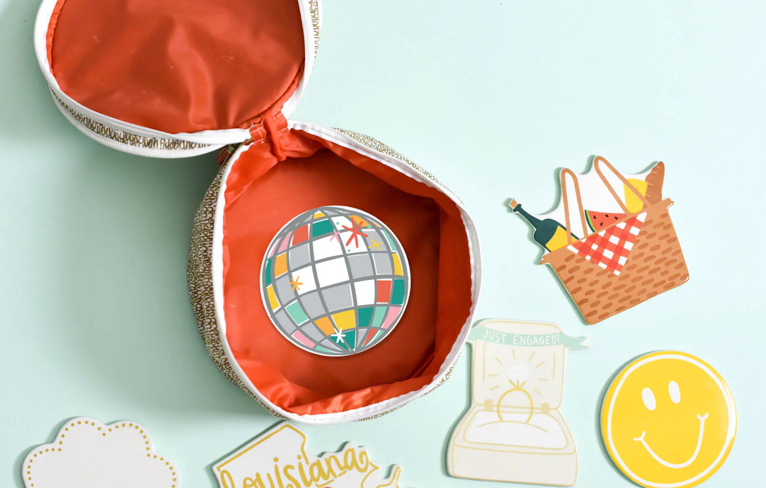 HAPPY EVERYTHING DISCO BALL MINI ATTACHMENT - A. Dodson's