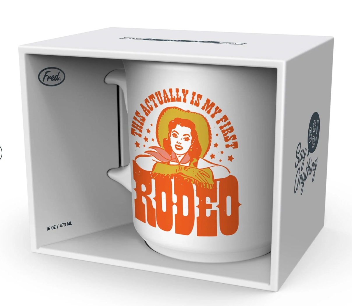 FRED SAY ANYTHING MUG - RODEO - A. Dodson's