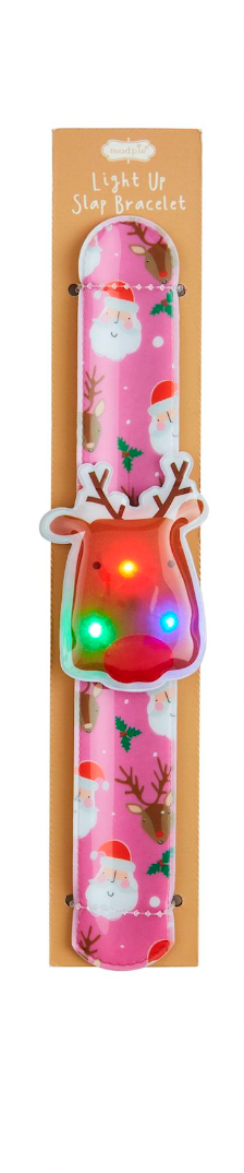 CHRISTMAS LIGHT-UP SLAP BRACELETS BY MUD PIE - A. Dodson's