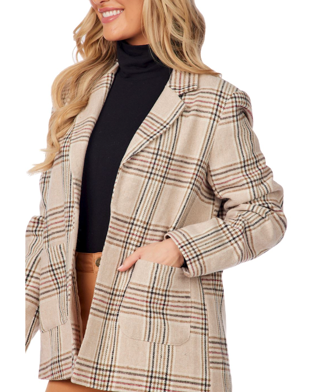 HOUNDSTOOTH BYNES BLAZER BY MUD PIE - A. Dodson's