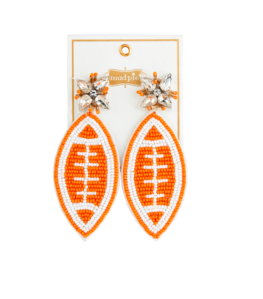 FOOTBALL GAMEDAY EARRINGS - BY MUD PIE - A. Dodson's