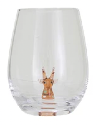Christmas Stemless Wine Glasses - A. Dodson's
