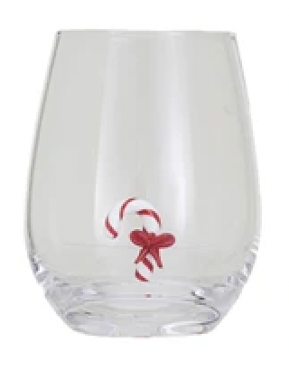 Christmas Stemless Wine Glasses - A. Dodson's