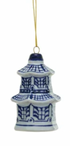 Stoneware Ginger Jar Ornament, Blue & White, 6 Styles