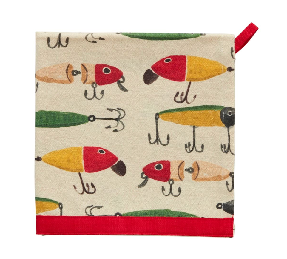 Cream Retreat Fishing Towel By Mud Pie