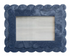 Scalloped Photo Frame, 2-Layer holds 4" x 6" photo