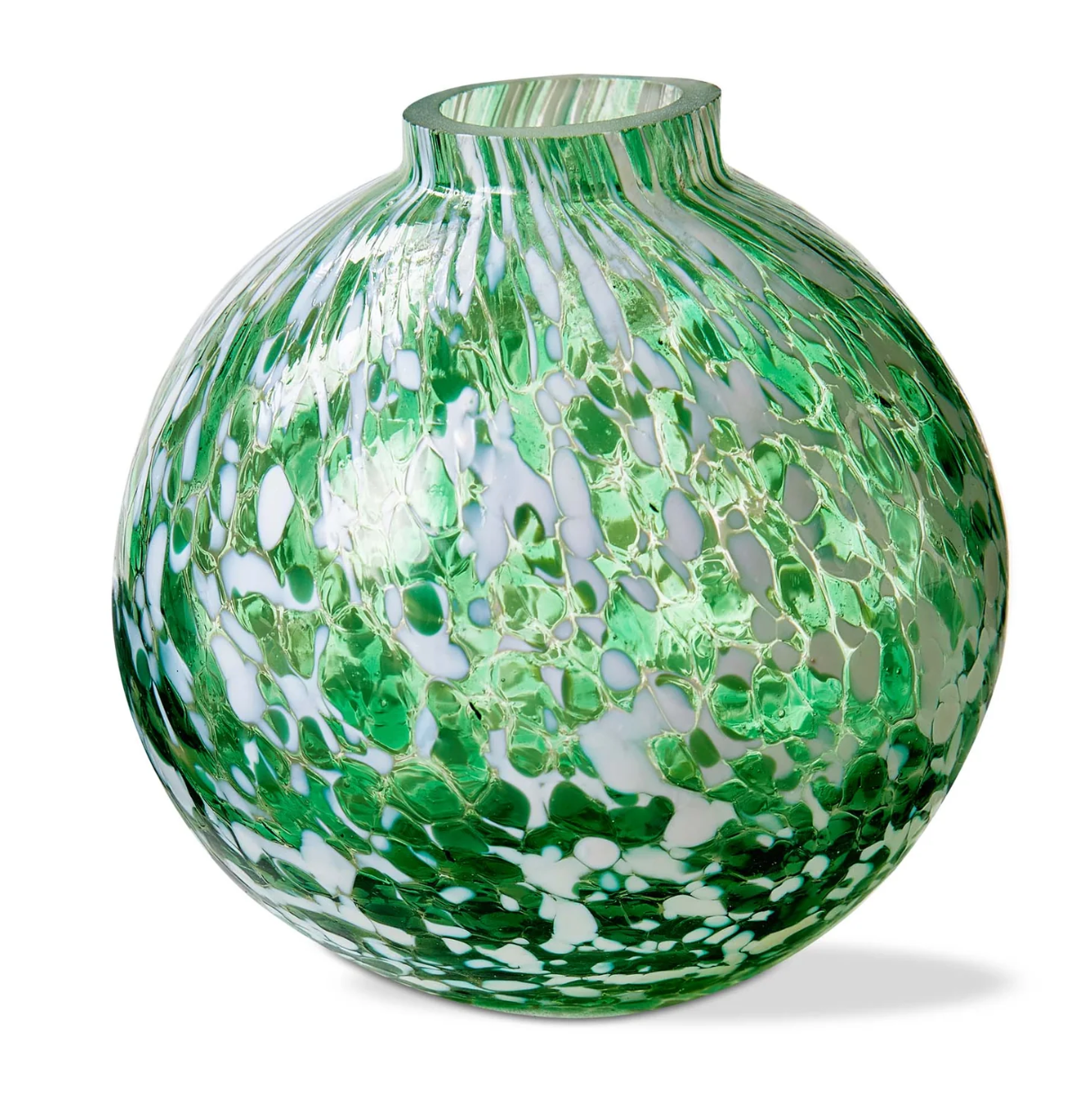 Green Confetti Bud Vase