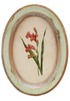 Wood Framed Glass Wall Décor with Flower, 9 Styles
