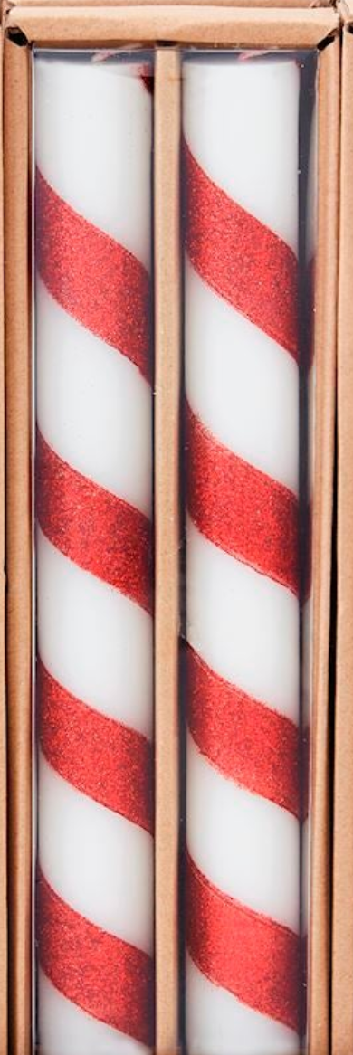 Tree & Stripe Taper Sets By Mud Pie