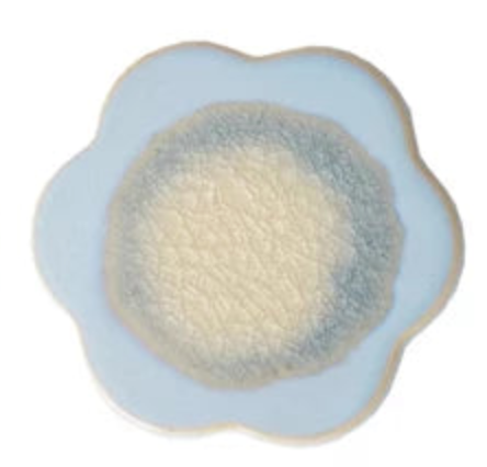 Stoneware Flower Shaped Trivet/Coaster