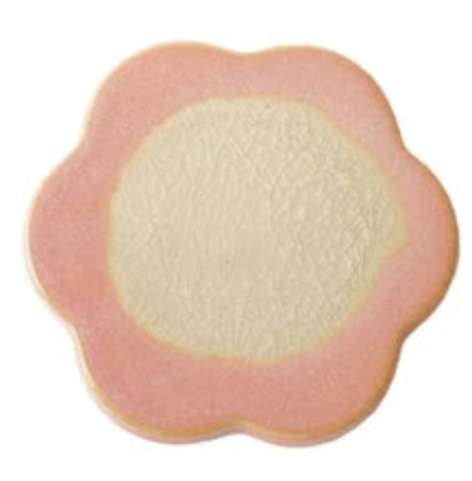 Stoneware Flower Shaped Trivet/Coaster