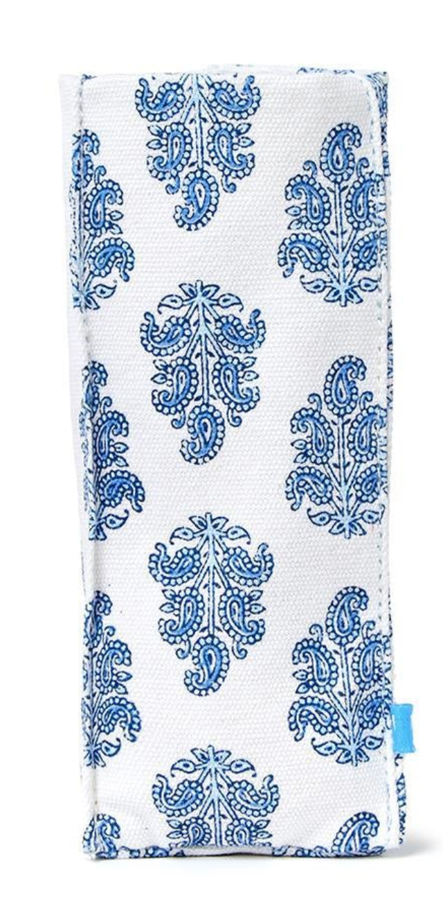 "Looking Good" Blue Block Eyeglass Holder