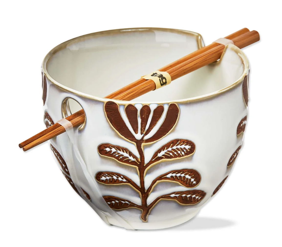 lavender & honey noodle bowl and chopstick set